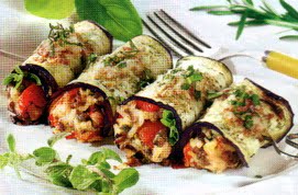 рулетики из баклажан